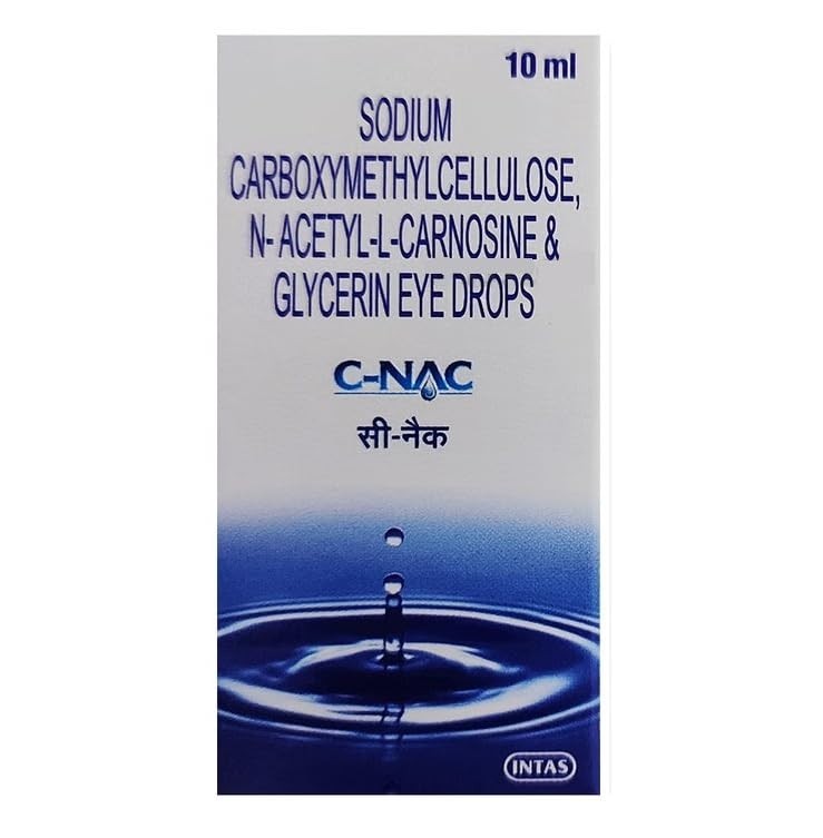 C-NAC Eye Drops, N-Acetyl-Carnosine Eye Drops – 10 ml (Long Exp 2027)