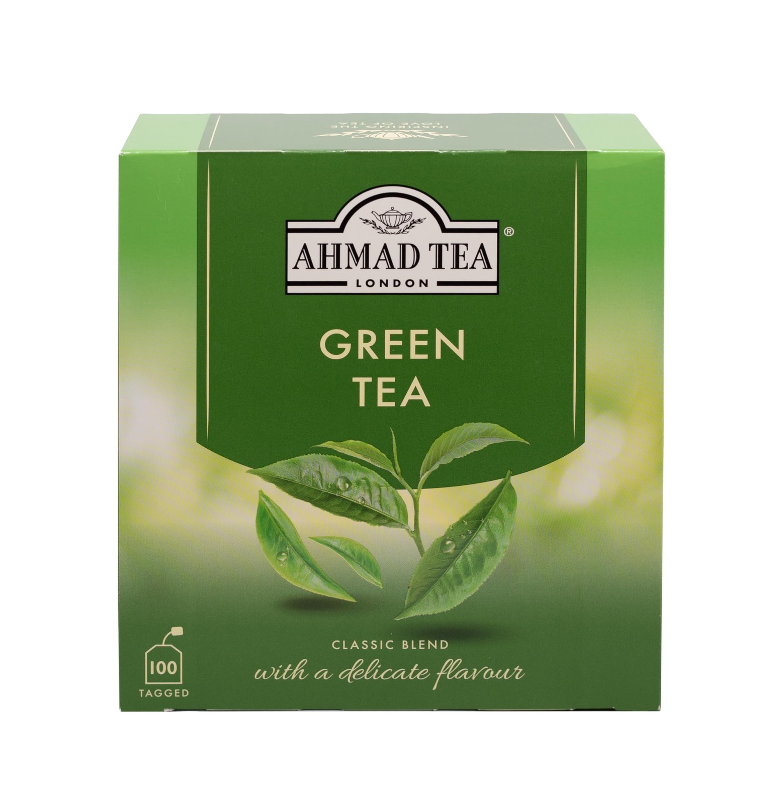 Green Tea, Green Tea Teabags 100 ct – Caffeinated & Sugar-