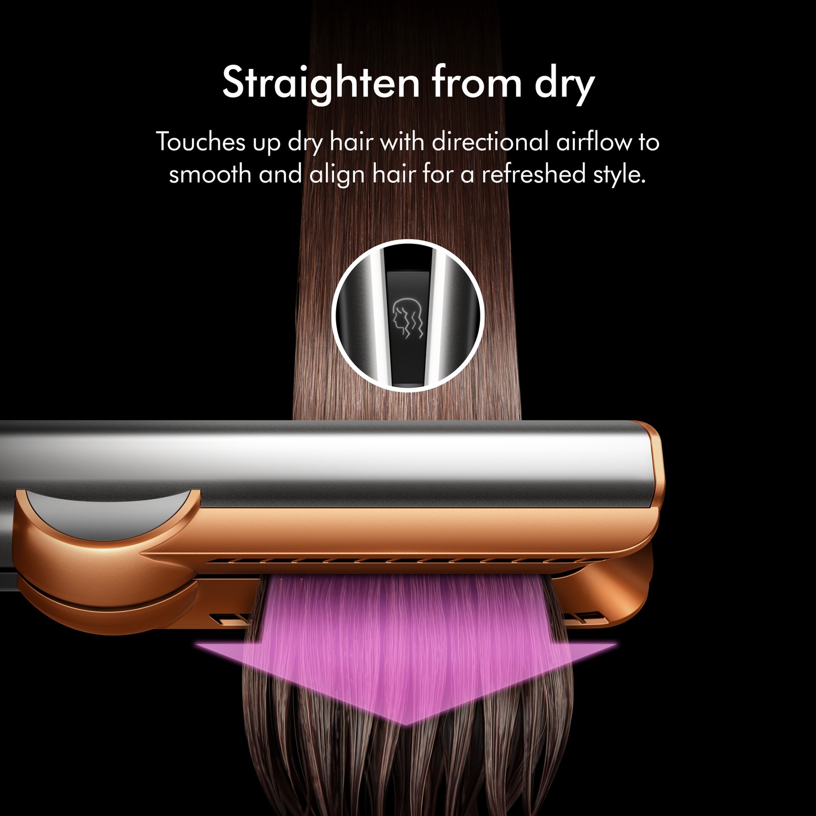 Dyson Airstrait™ Straightener | Nickel/Copper | Refurbished