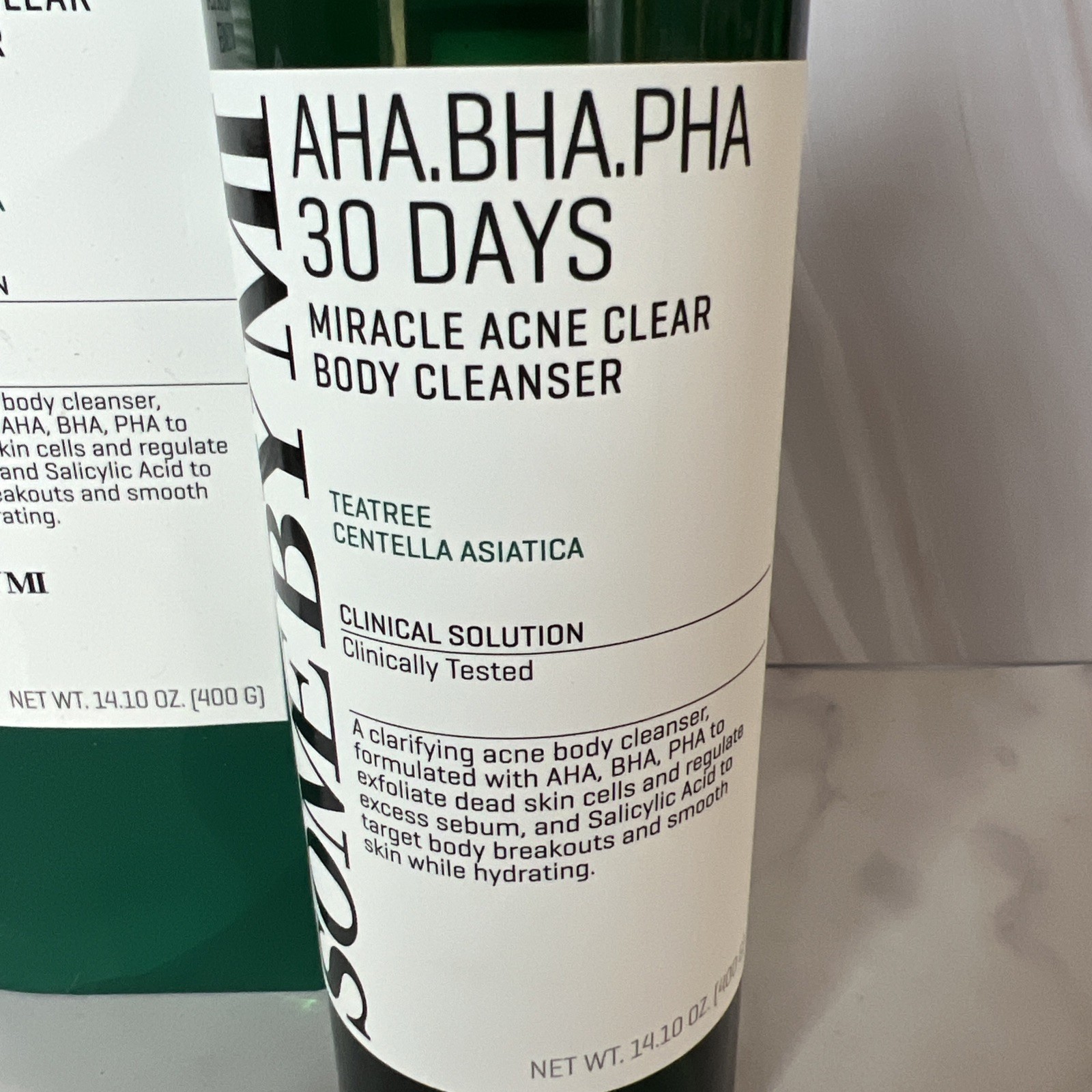 AHA. BHA. PHA 30 Days Miracle Acne Clear Body Cleanser, Some 14.10 oz Exp 2028