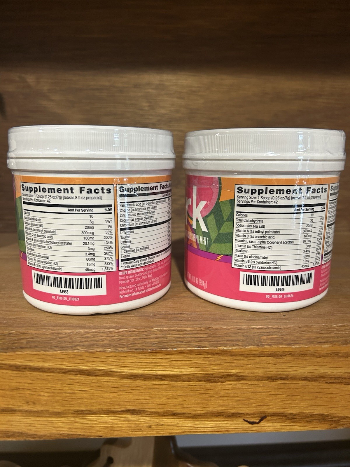 AdvoCare Spark Energy Drink Mix Passion Orange Guava (2) Pack