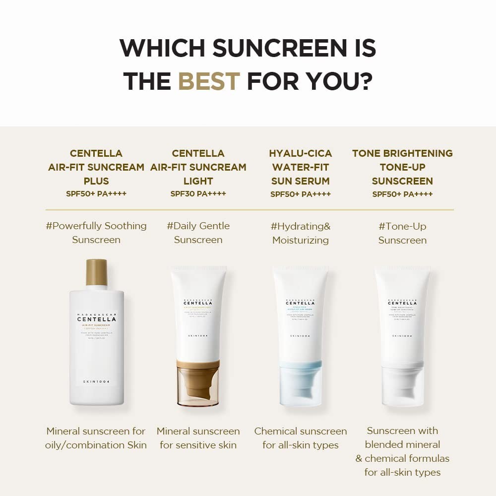 SKIN1004 Madagascar Centella Hyalu-Cica Water-Fit Sun Serum, SPF50+ PA++++ 50ml
