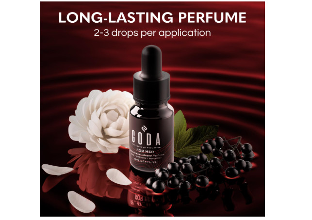 15ml GODA For Her Pheromone Perfume Women Long-Lasting with Jasmine and Rose Hot