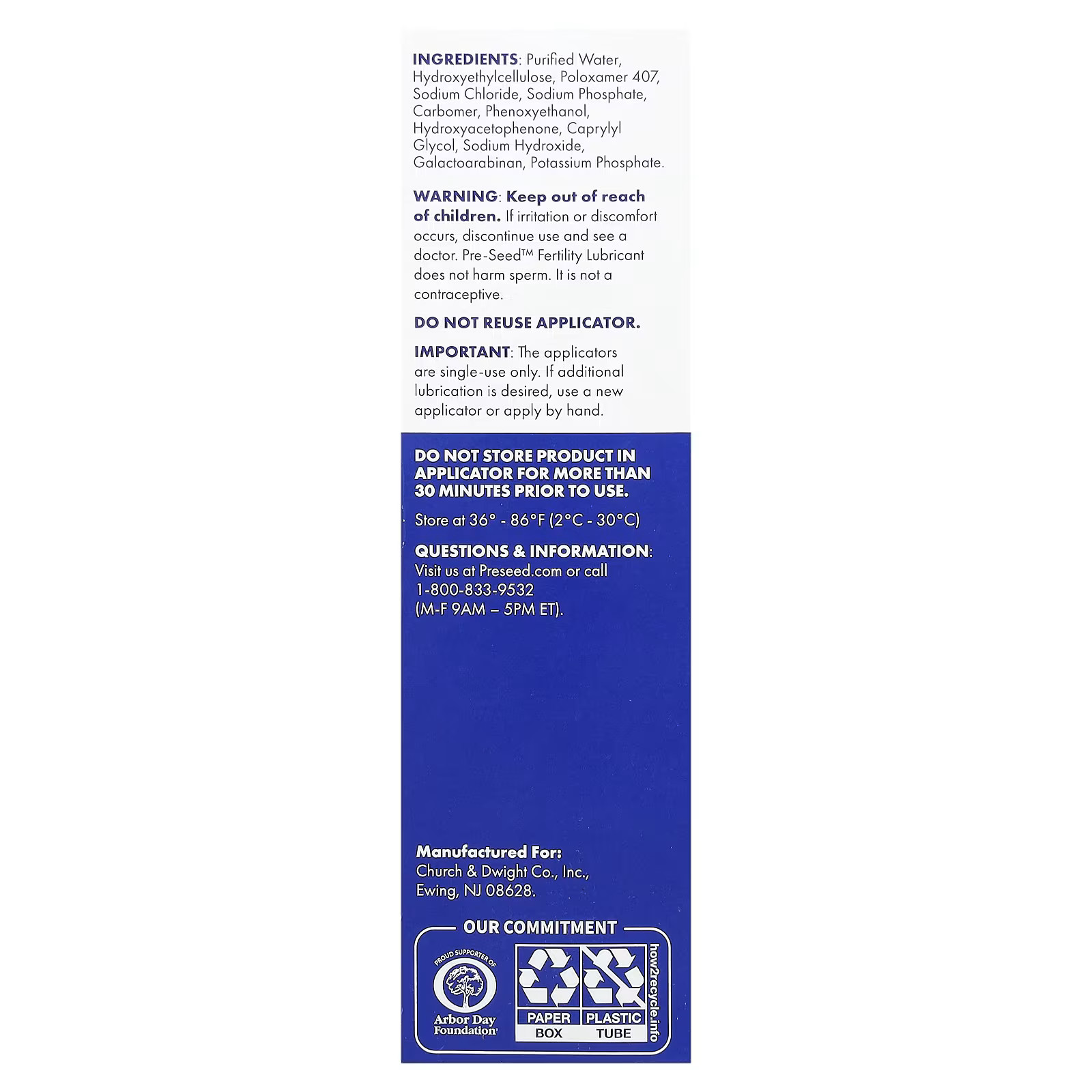 2 X Pre-Seed, Fertility Lubricant, 9 Applicators, 1.4 oz (40 g)-worldwide