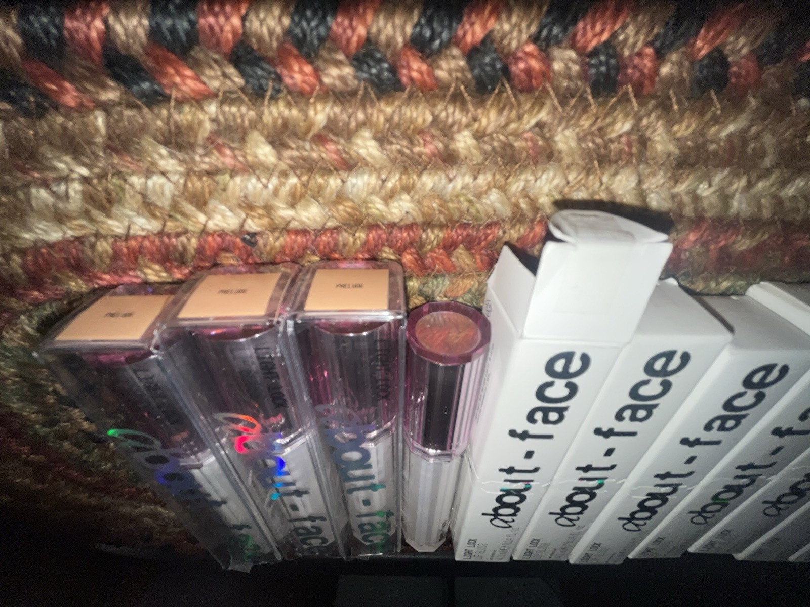 ABOUT FACE LIGHT LOCK LIP GLOSS ONE OF BUYER CHOICE VARIOUS SHADES NIB
