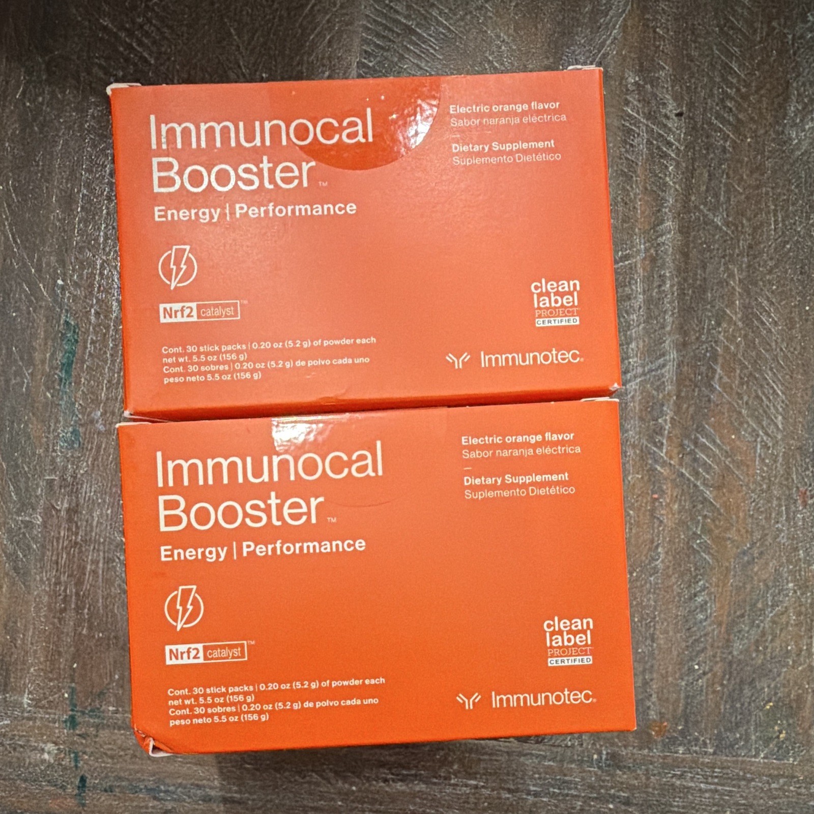 Immunotec Immunocal Booster Energy/Performance Powder, Nrf2, Electric Orange, 30