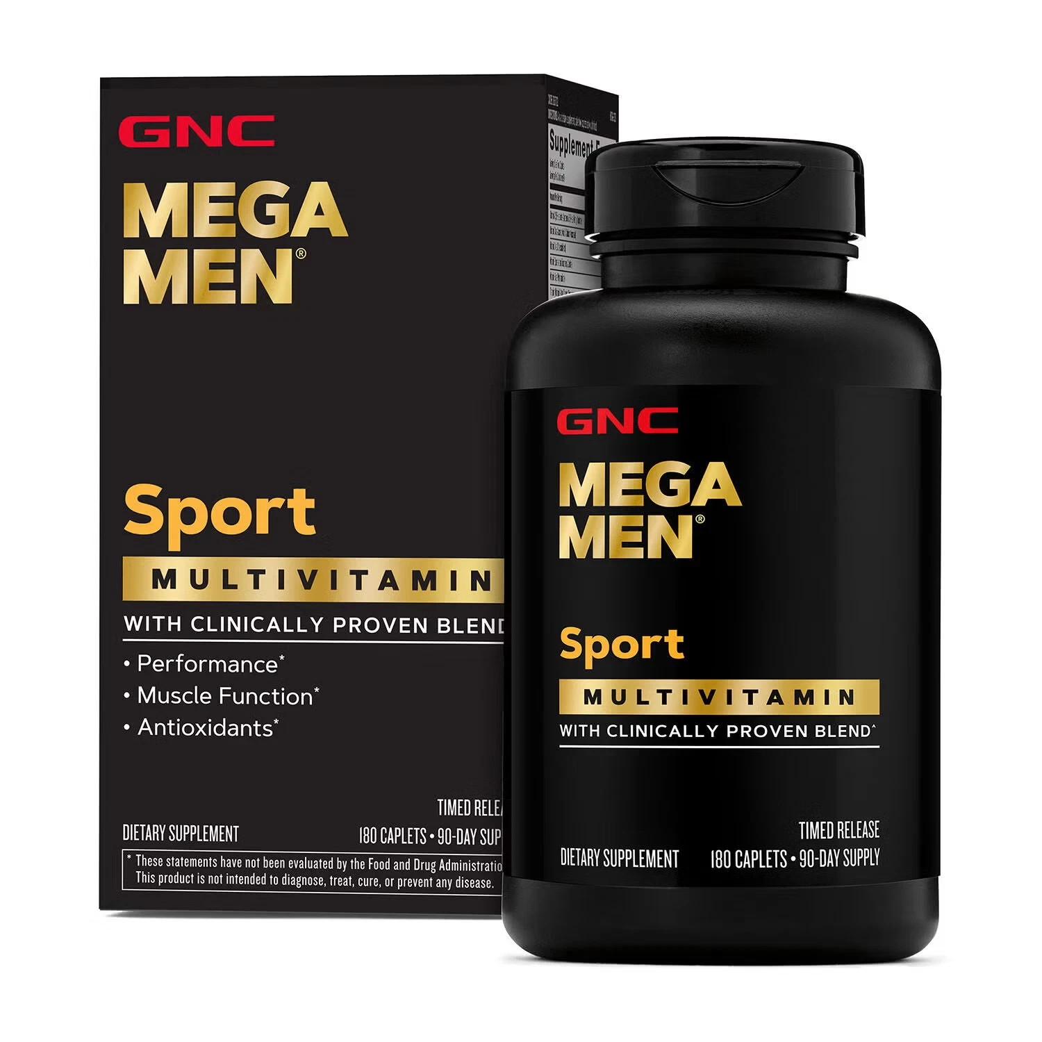 FOR Gnc Mega Men Sports Vitamin 180 Caplets Free Shipping Expiry 03/2027