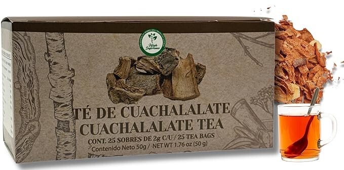 Cuachalalate Tea – 25 Tea Bags – 100% Natural Herbal Infusion – Vegan – Traditio