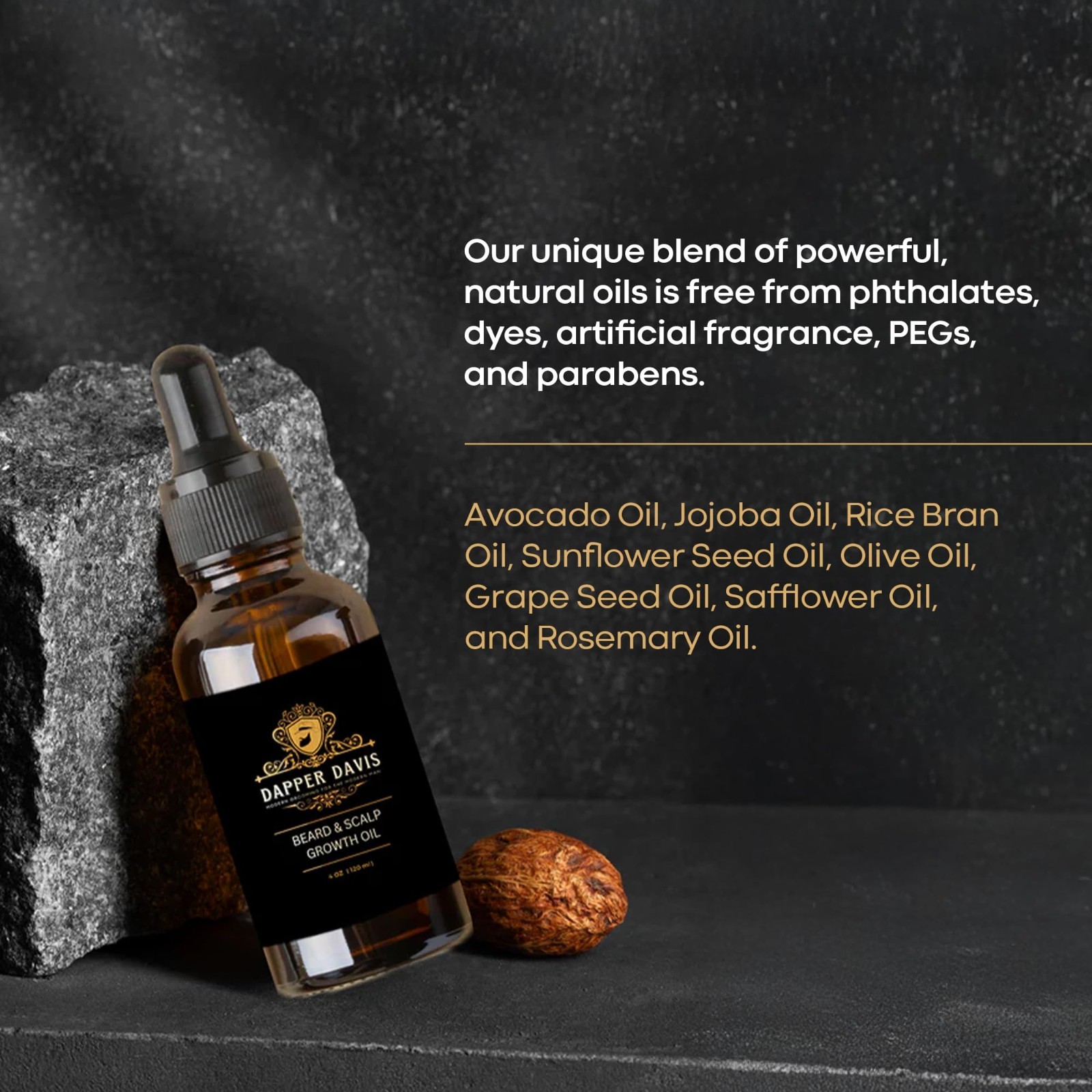 Beard Oil & Scalp Care – Avocado Jojoba Rosemary Blend | Softening Moisturizing
