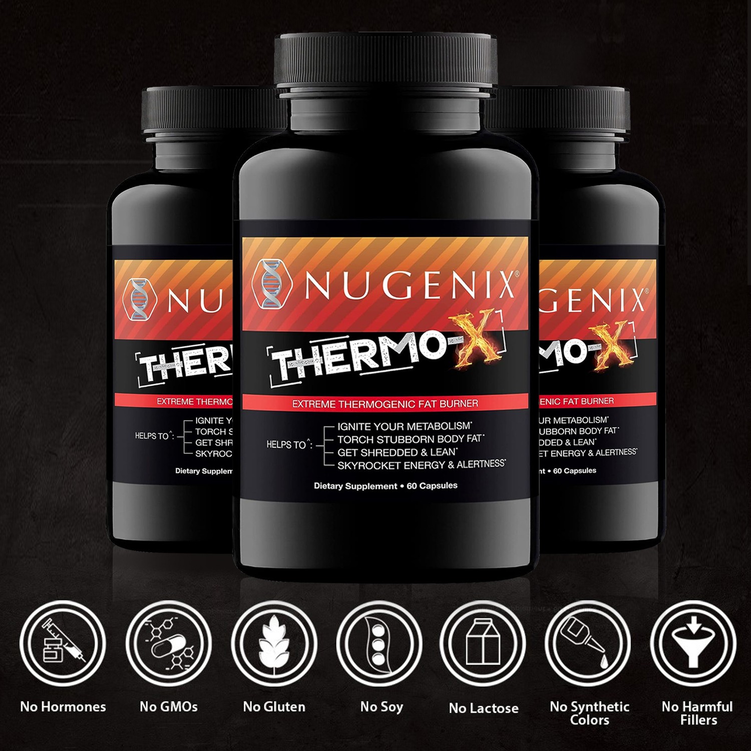 NUGENIX THERMO-X – Fat Burner Weight Loss Energy Booster Appetite Suppressant