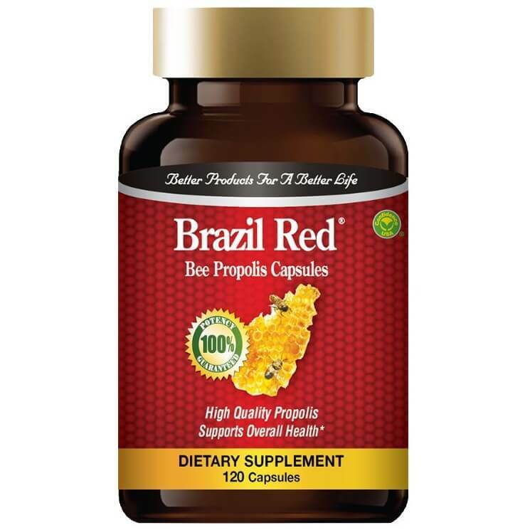 Brazil Red Bee High Concentrate Propolis (120 Capsules)