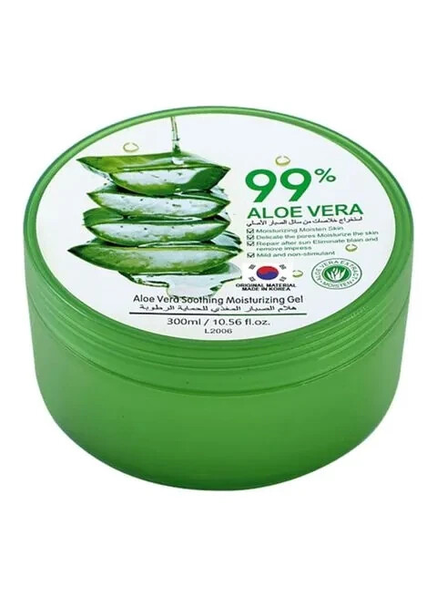 Aloe Vera Soothing Gel 100% Pure Moisturizer For Face And Body 10.58oz / 300ml