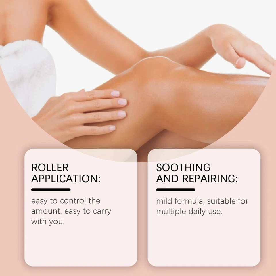 Organic Golden Castor Oil Roll-On with Rose Quartz for Skin,Hair&Wrinkle