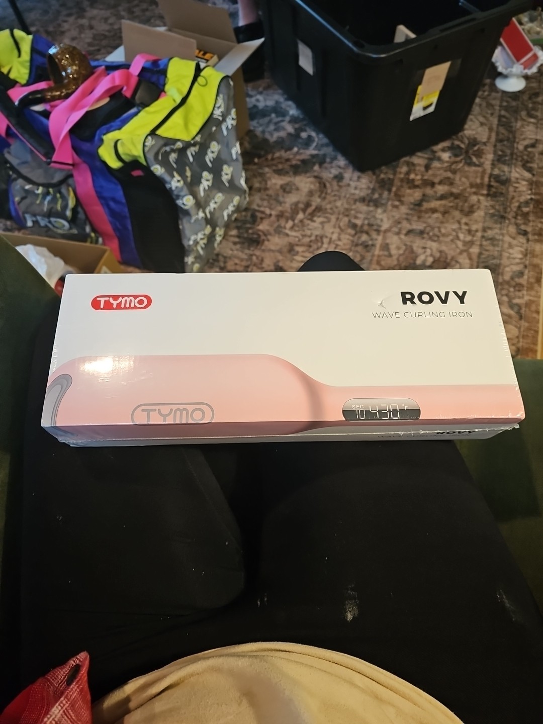 TYMO ROVY Wave Curling Iron Hair Crimper Waver Ionic Pink