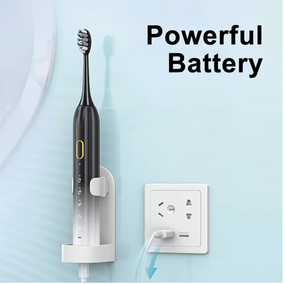IPX8 Sonic Electric Toothbrush, USB Direct Charging, Couple Style with Replaceab