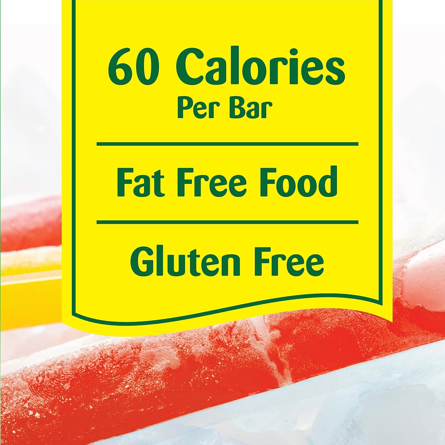 Authentic Italian Ice, Fat Free Freezer Bars, Assorted Flavors (96Ct – 2Oz Bars)