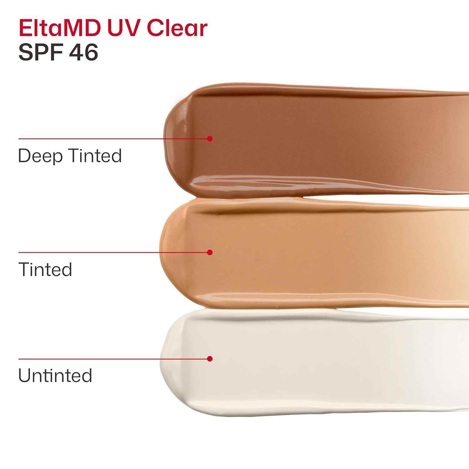 E(ta MD UV Clear TINTED Facial Sunscreen SPF 46 1.7 oz EXP: 03/27 New in Box!!!!