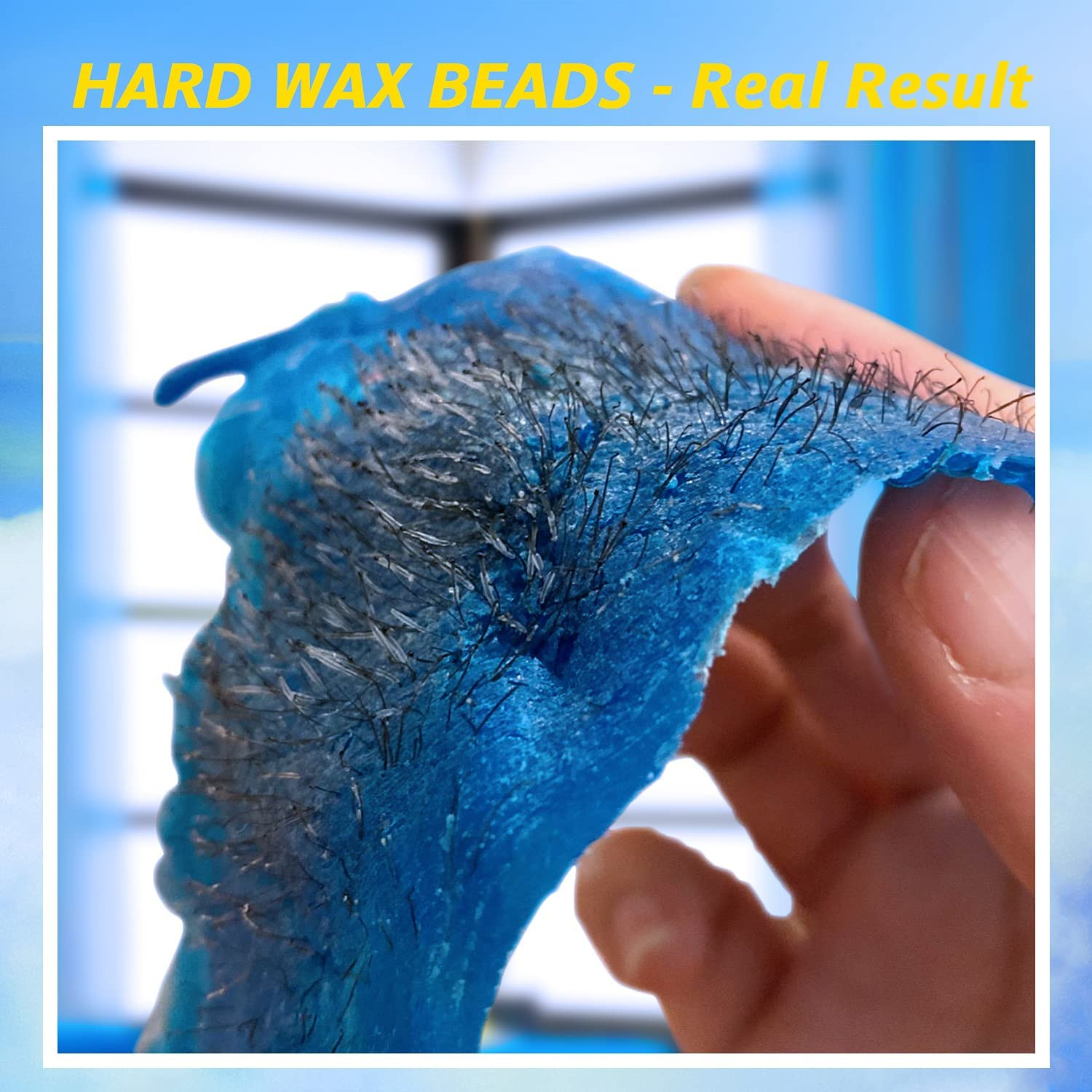 Hard Wax Beans Kit for Hair Removal – 1Lb Brazilian Underarms Body and Chest La