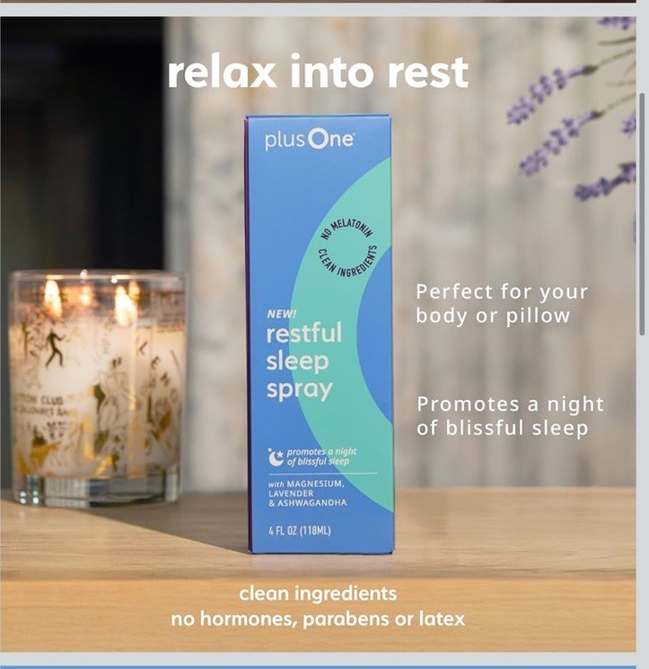 Restful Sleep Spray: Magnesium, Lavender Ashwagandha Promotes Blissful Sleep
