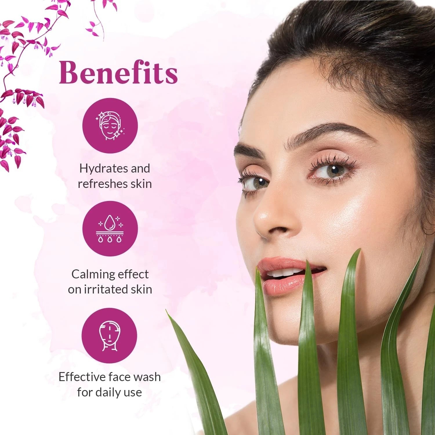 Haappy Herbs Rosa The Brightening Face Wash For All Skin Types 150ml