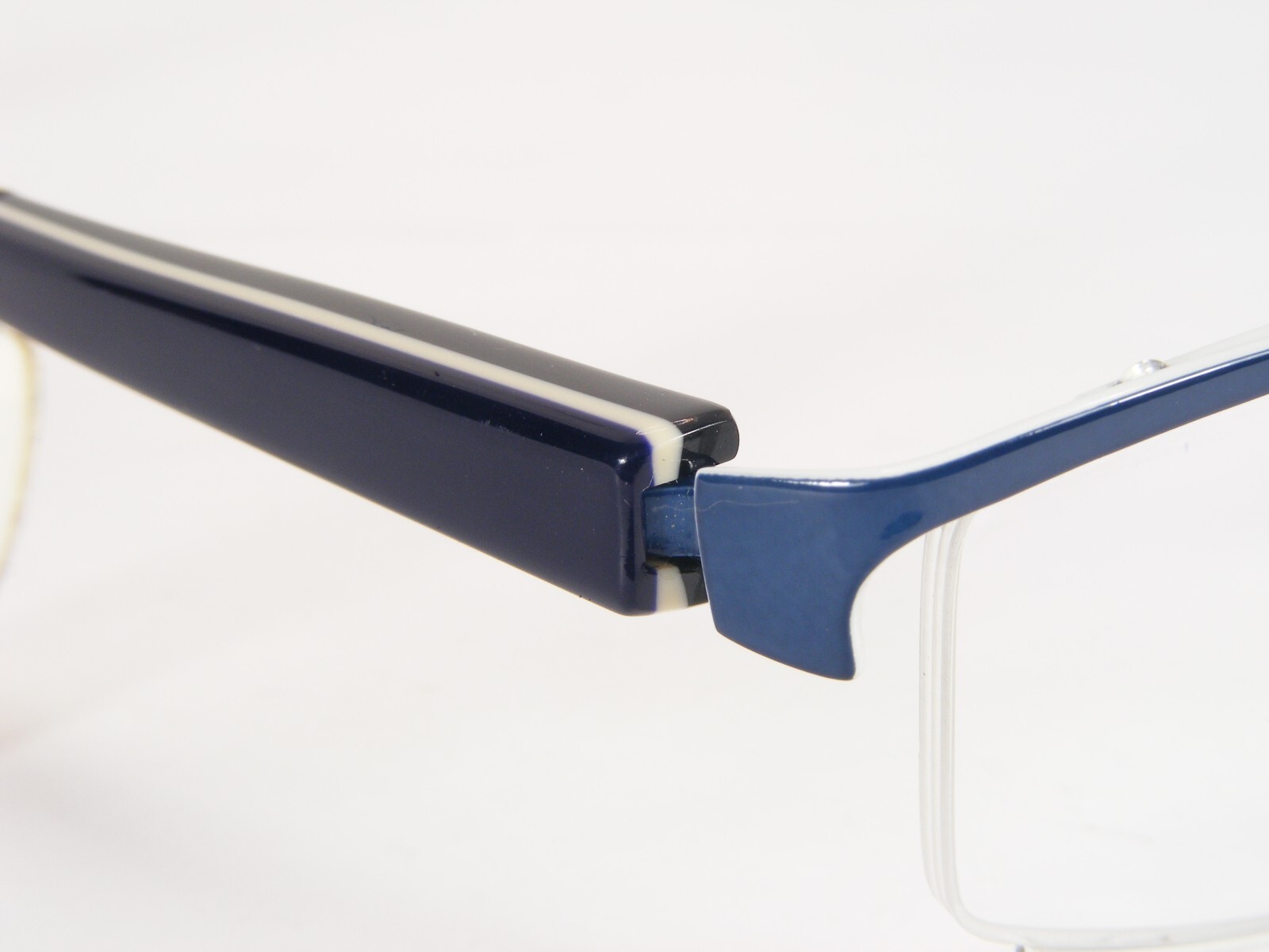 Bambini EYEWEAR 2103 2 BLUE /WHITE UNIQUE RARE EYEGLASSES GLASSES 53-18-135mm