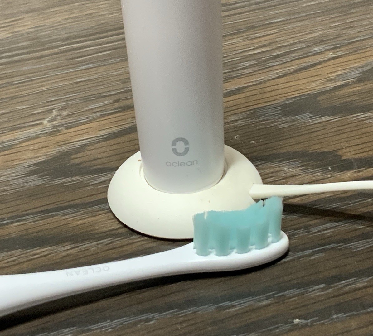 Oclean Wireless Portable Hand Held Electric Tooth Brush W/1 Brush Head White