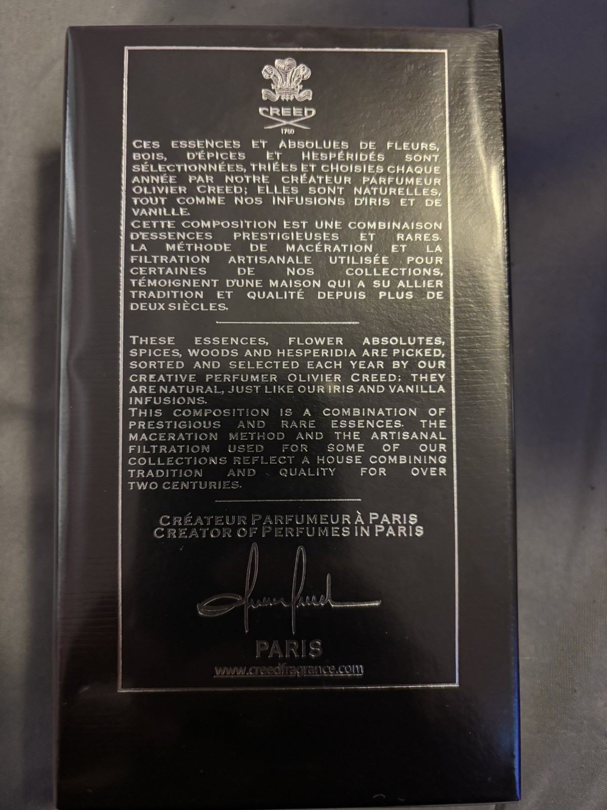 Creed Aventus 1:1 Cologne Men 3.3 oz (100 Ml) Sealed and Never Used
