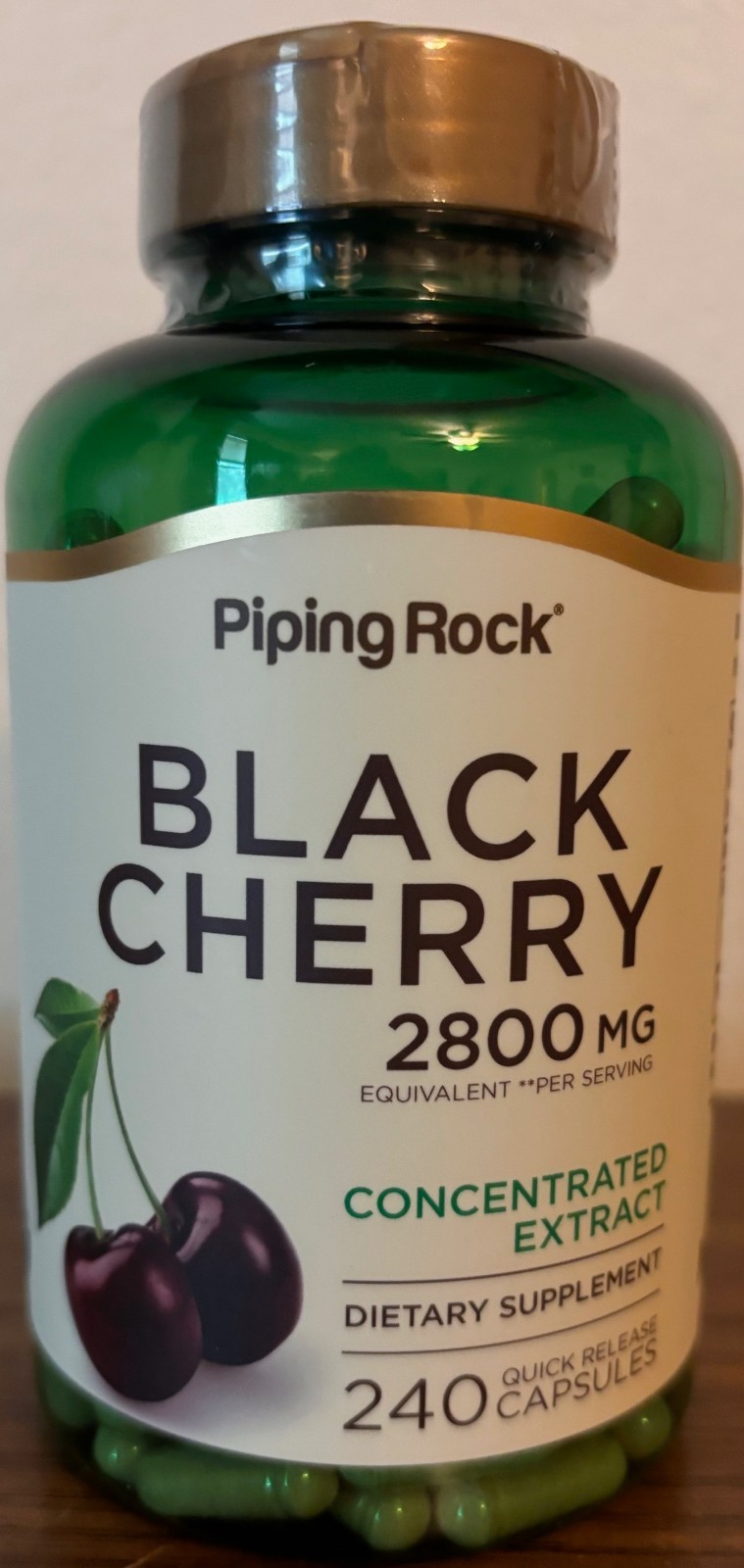 Black Cherry 2800mg Equiv/Serving Concentrated Extract 240 Capsules