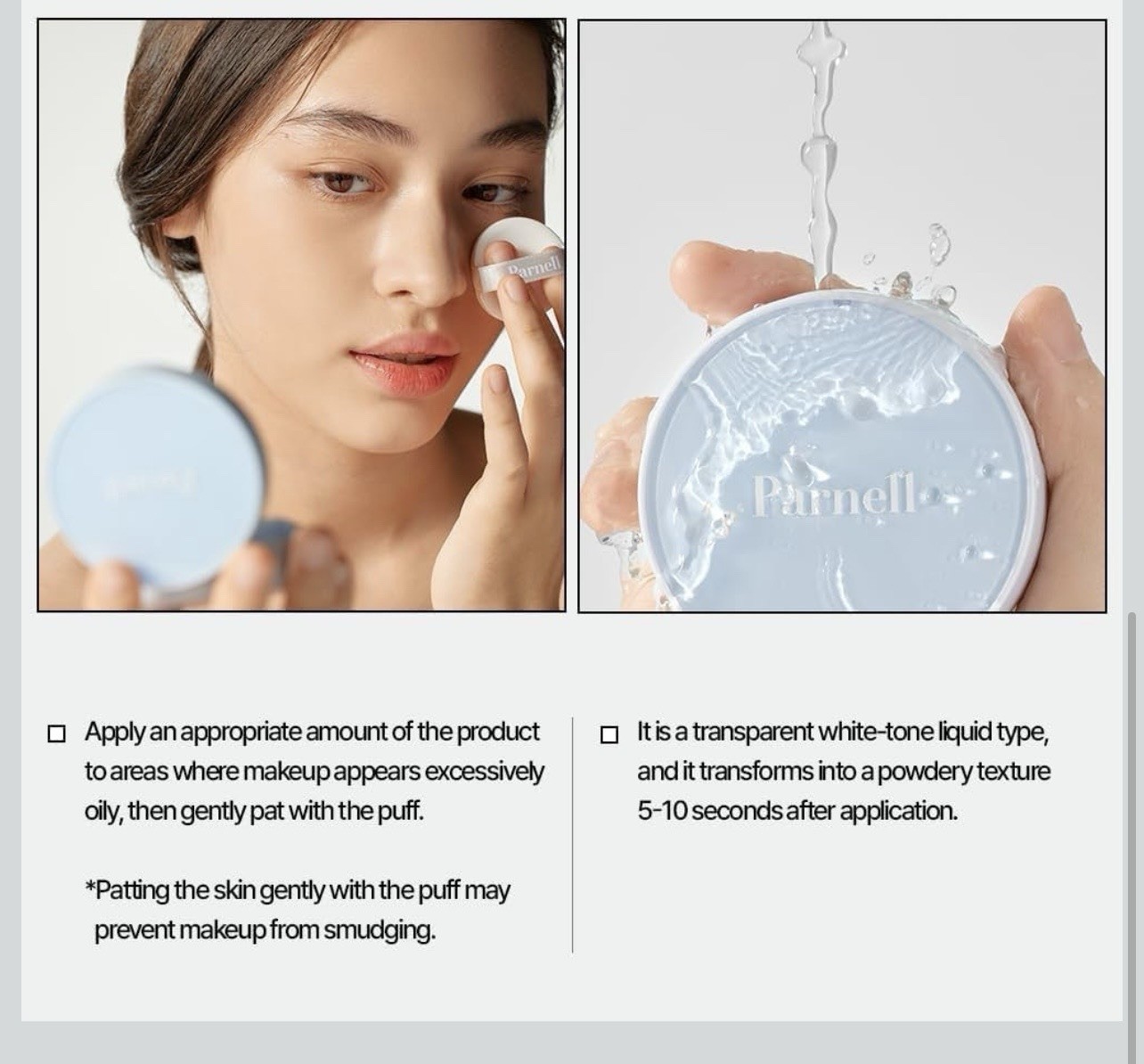 Glacial Biome Water No-Sebum Cushion 0.35 Fl Oz / 10g Hydrating & Oil-Control