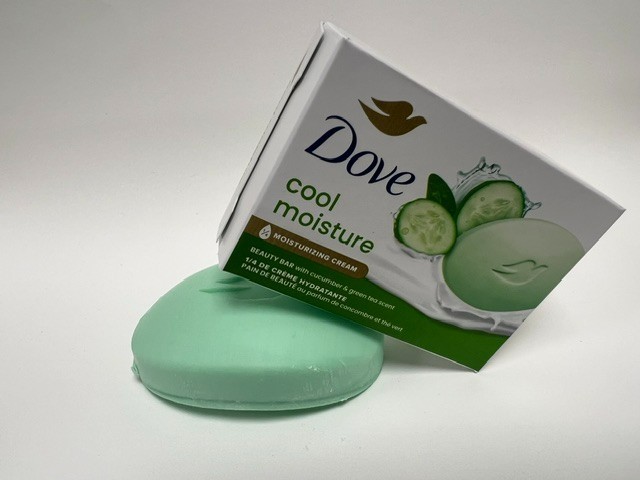 Dove Soap Beauty Bar 6 Bars, 106 g each, total 636 g, Cool Moisture Gentle Exfo