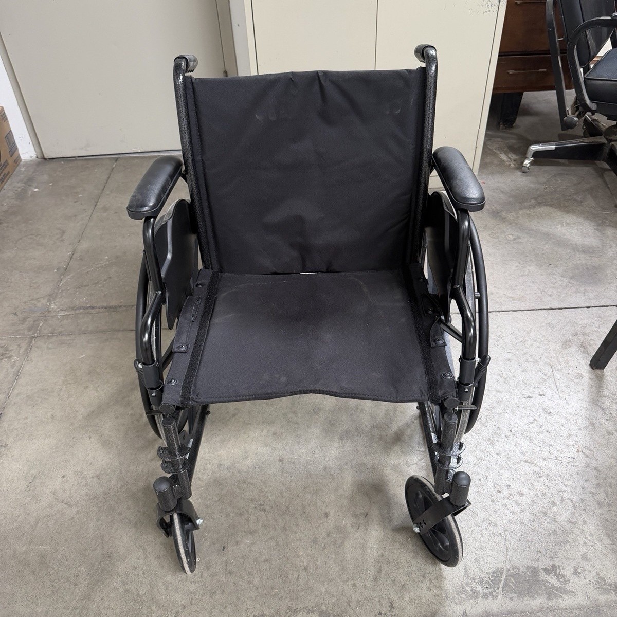 Drive Manual Wheelchair, Black, no foot rest or cushion