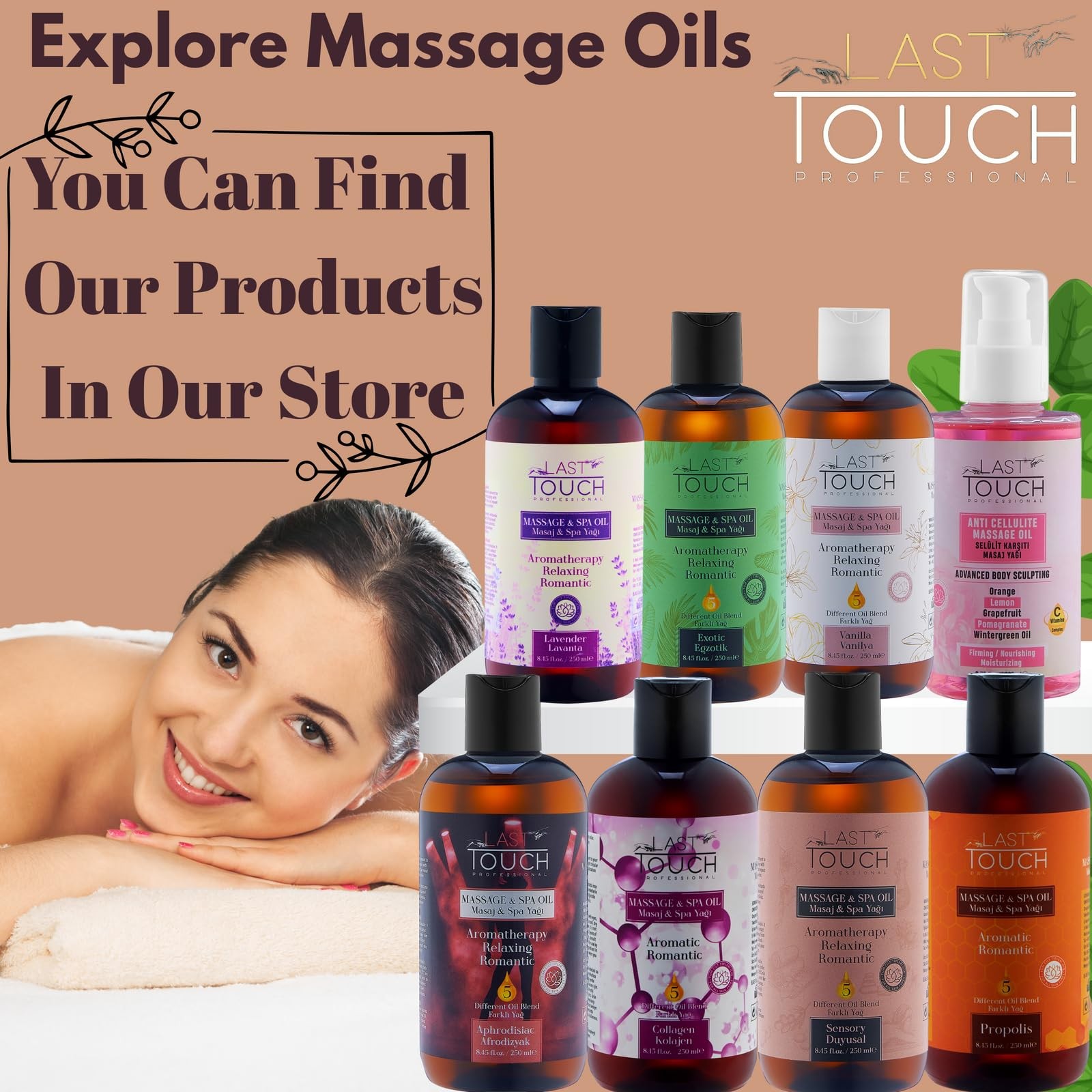 Collagen Sensual Massage Oil for Couples 8.45 Fl Oz (Pack of 1),