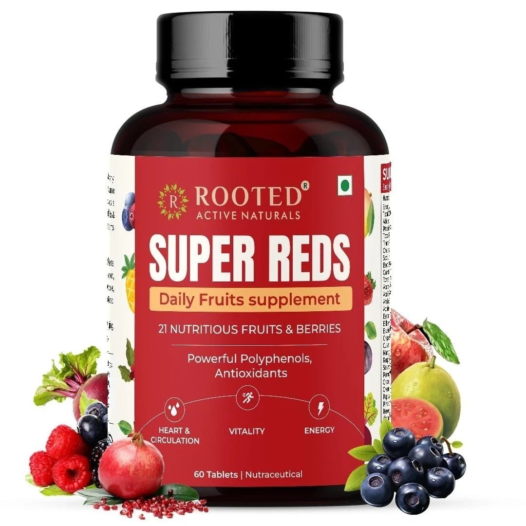 Comprehensive Daily Supplement with 21+ Nutritious Fruits & Berries (60 Tablets)