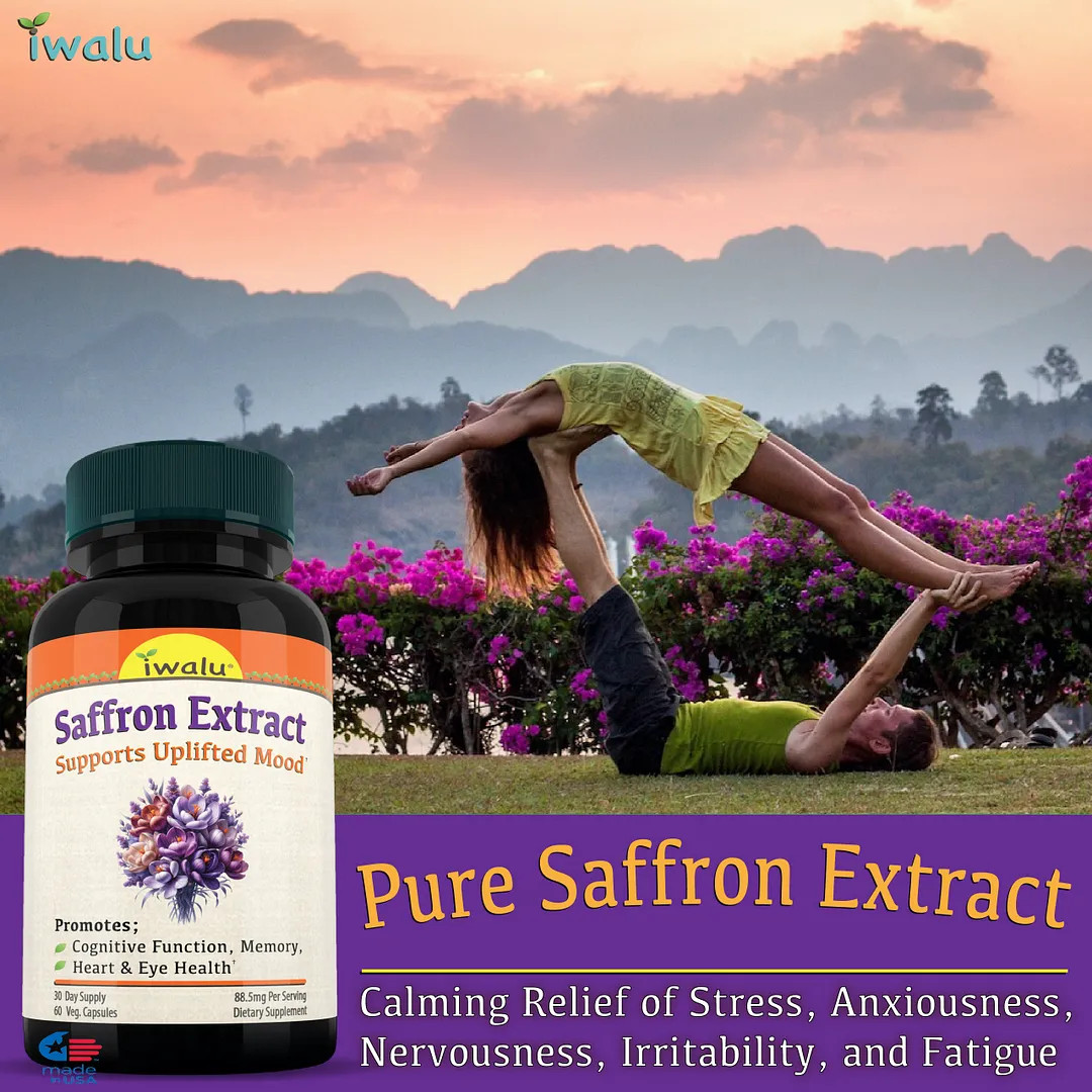 30 Mg Saffron | Best Supplement Capsule Pill Men Women FREE SHIP