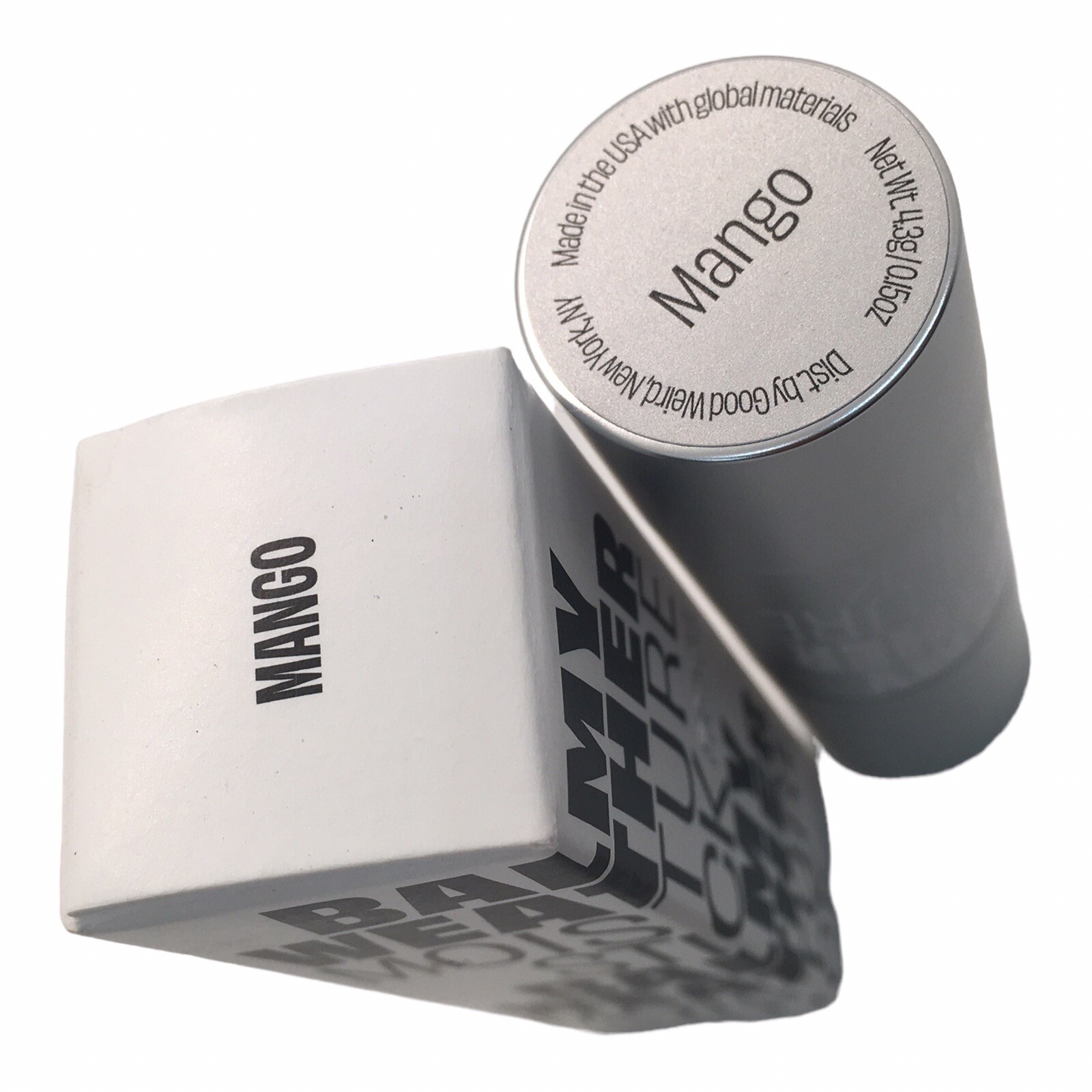 Good Weird Balmy Weather Moisture Stick for the Face & Lips ‘MANGO’ 0.15 Oz. NIB