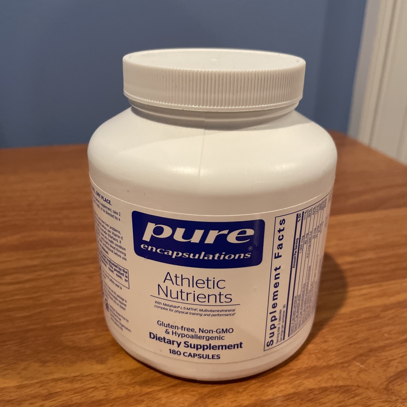 Pure Encapsulations Athletic Nutrients — 180 Capsules