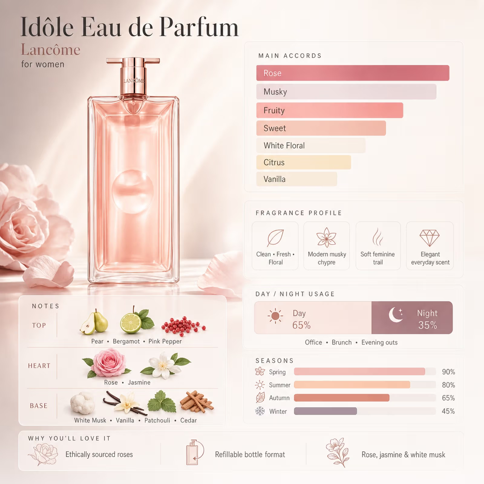 Lancome Idole Eau De Parfum Best Seller Luxury Perfume 100ml