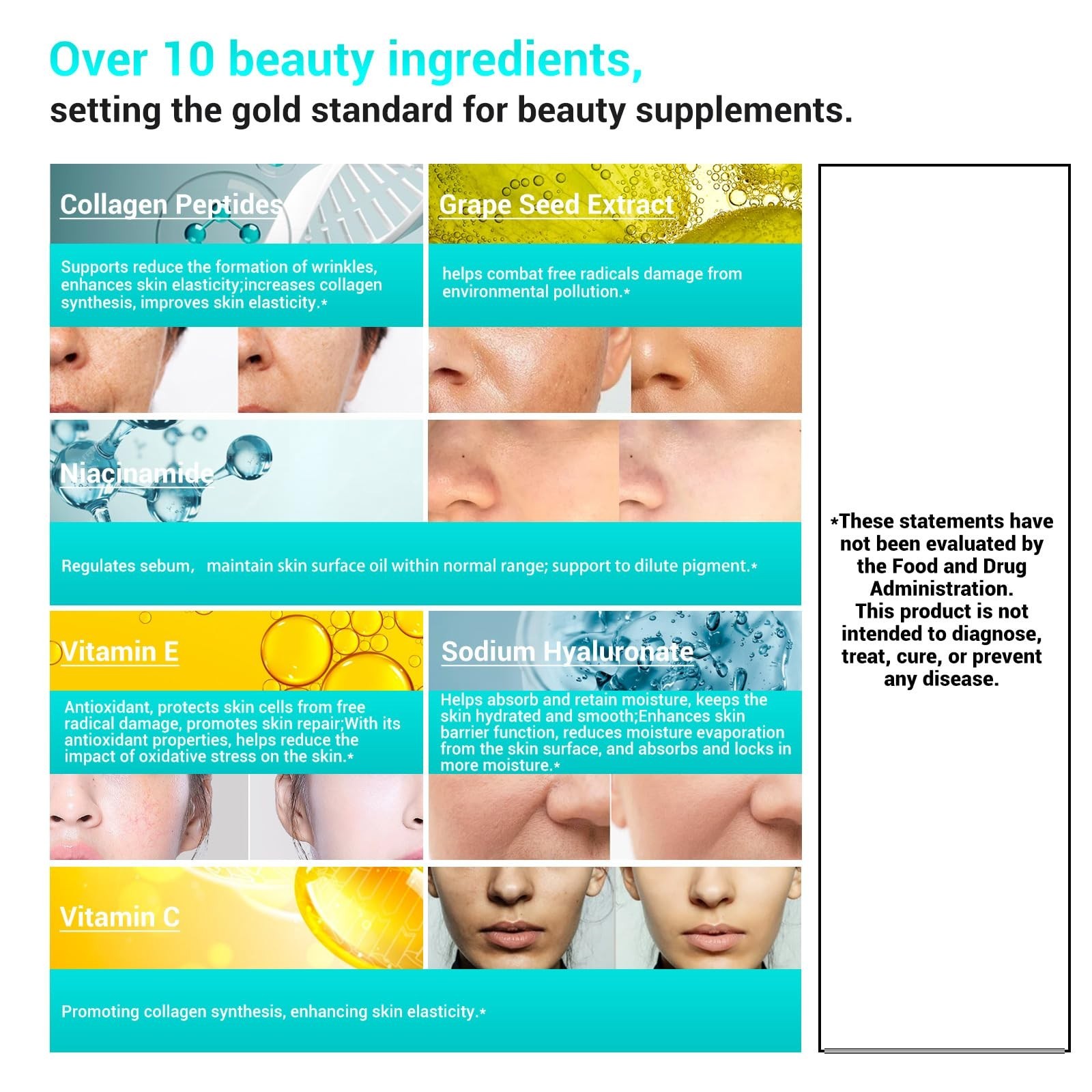 DrBioCare Collagen Peptides for Women Beauty Vitamin & Mineral SupplementCont…