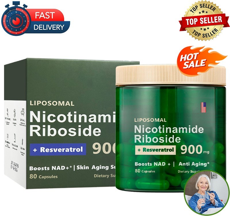 NAD Plus Supplement Anti Aging Energy Support Nicotinamide Riboside Resveratrol