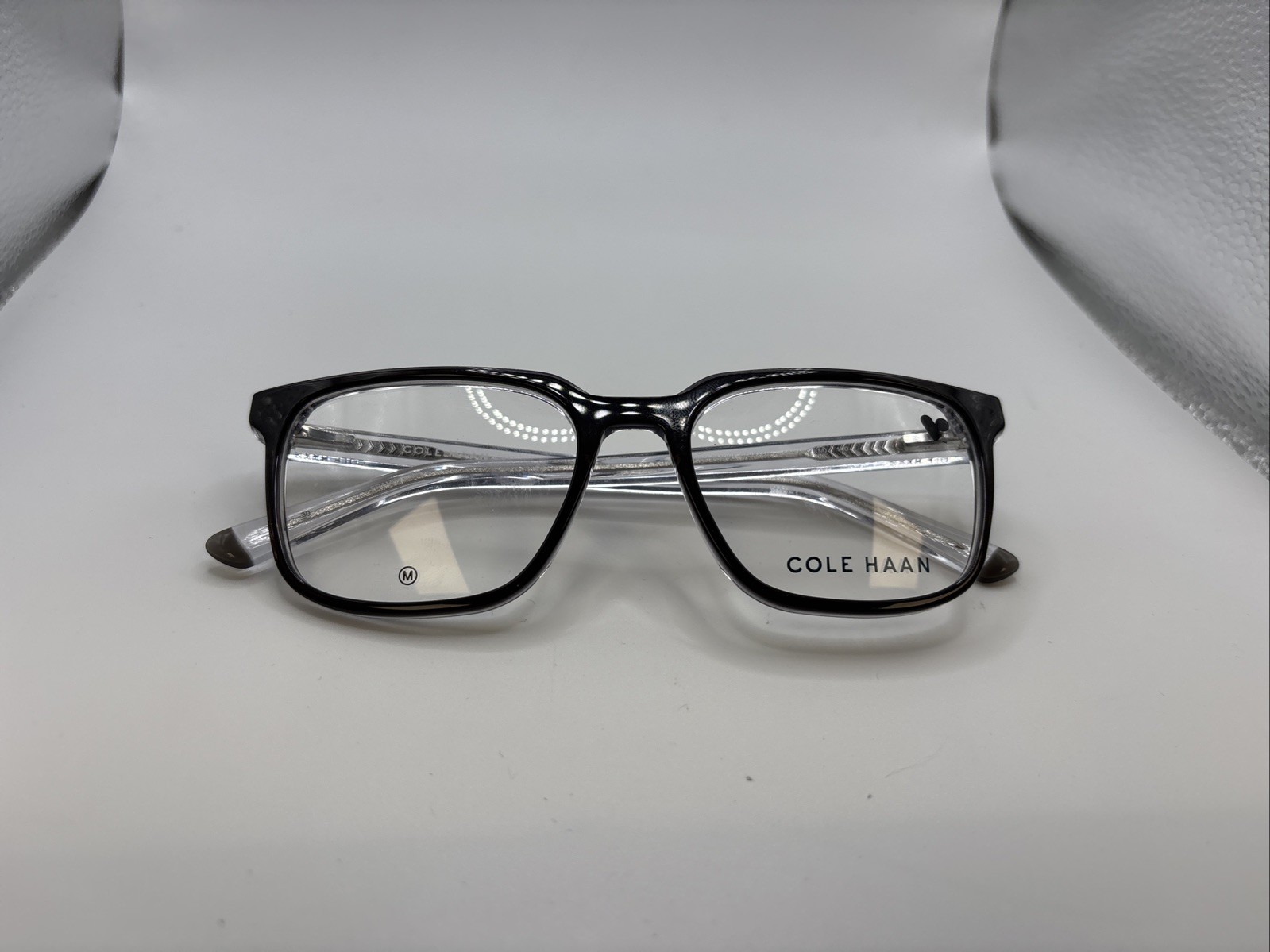 Cole Haan CH4506 (036) Smoke Crystal 52/18 M 140 Men’s Full Rim Eyeglasses A5720