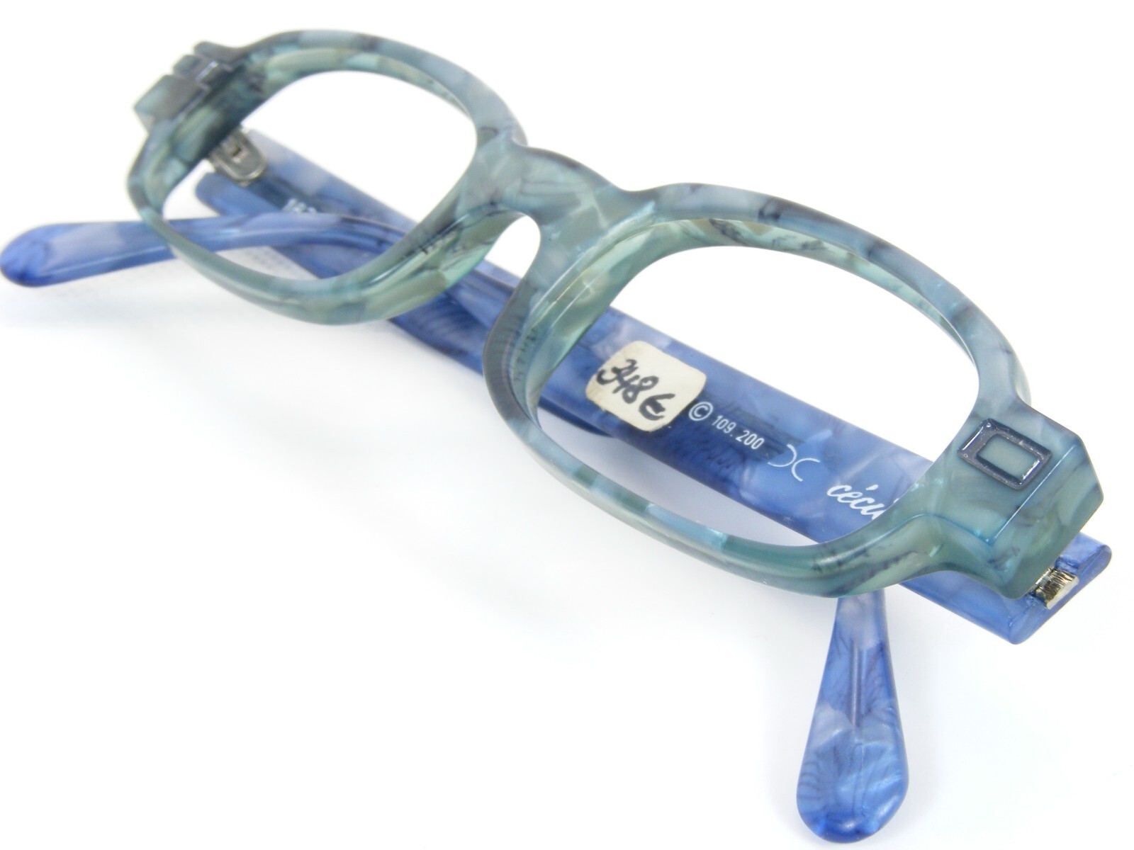 Cecile 182-0-0665/77 Matt Seafoam Green /Blue UNIQUE RARE EYEGLASSES 48-20-140mm