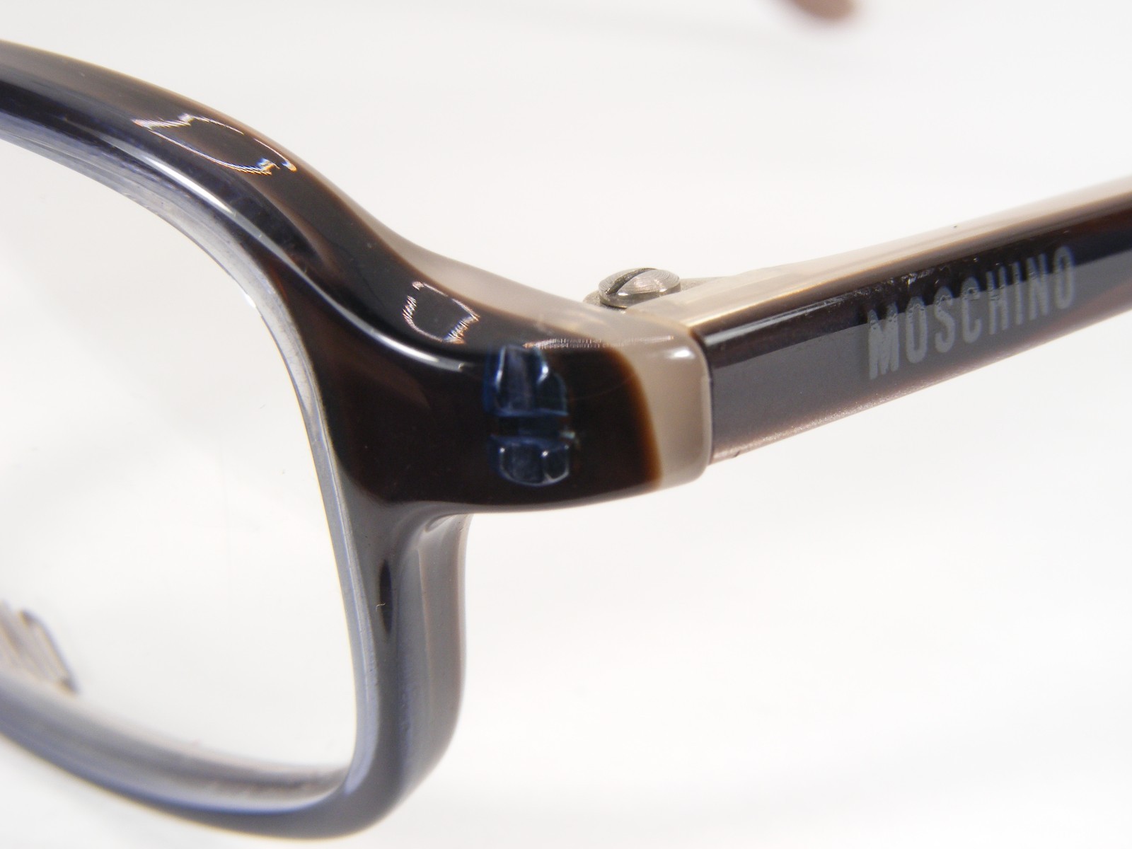 MOSCHINO M3555-V 249 Blue /Other UNIQUE RARE EYEGLASSES GLASSES 48-17-135 Italy