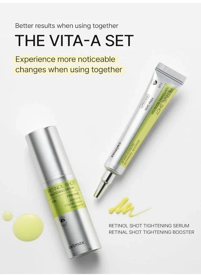 2PCS-CELIMAX Vita-A Retinal Shot Tightening Booster 15ml US Free Shipping！