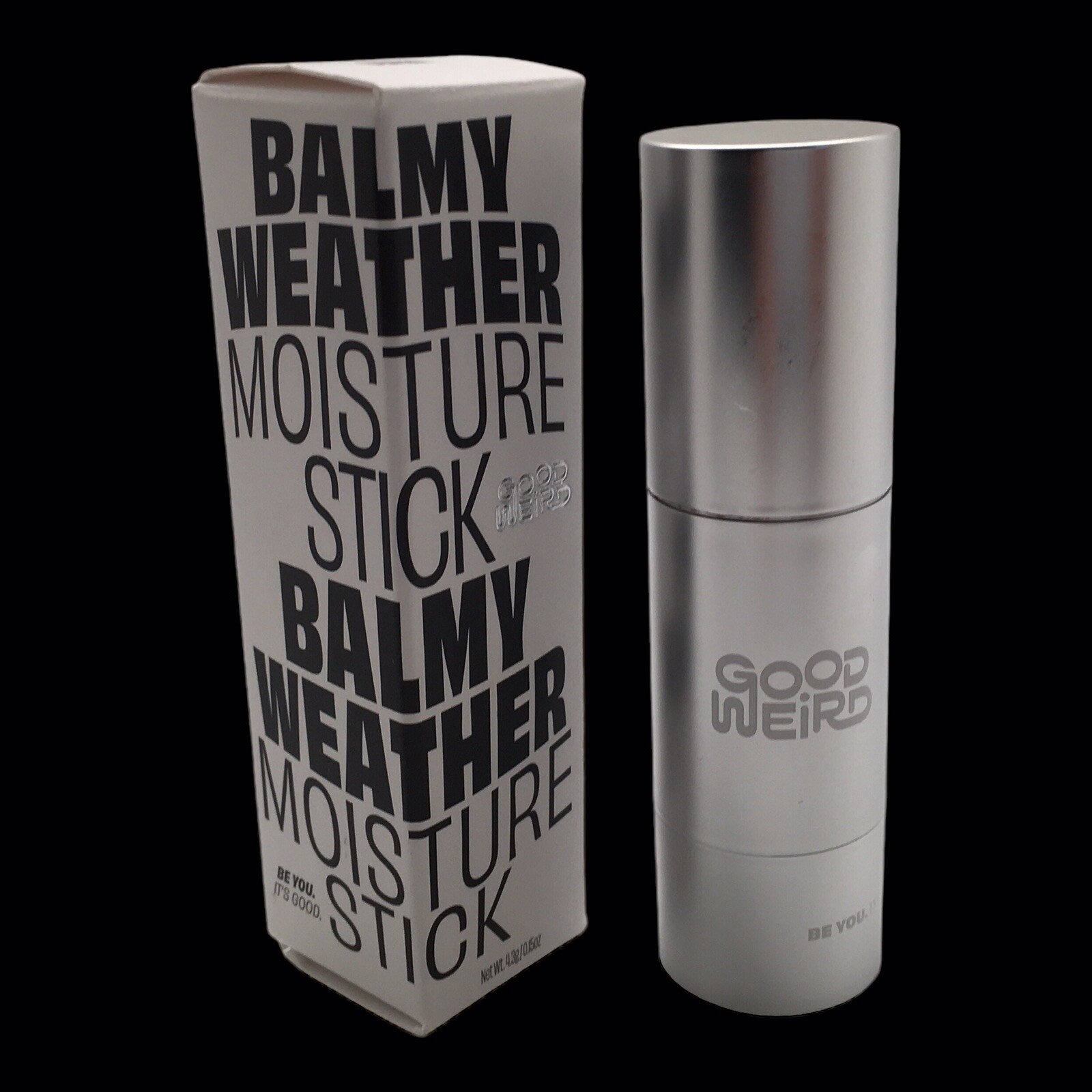Good Weird Balmy Weather Moisture Stick for the Face & Lips ‘MANGO’ 0.15 Oz. NIB