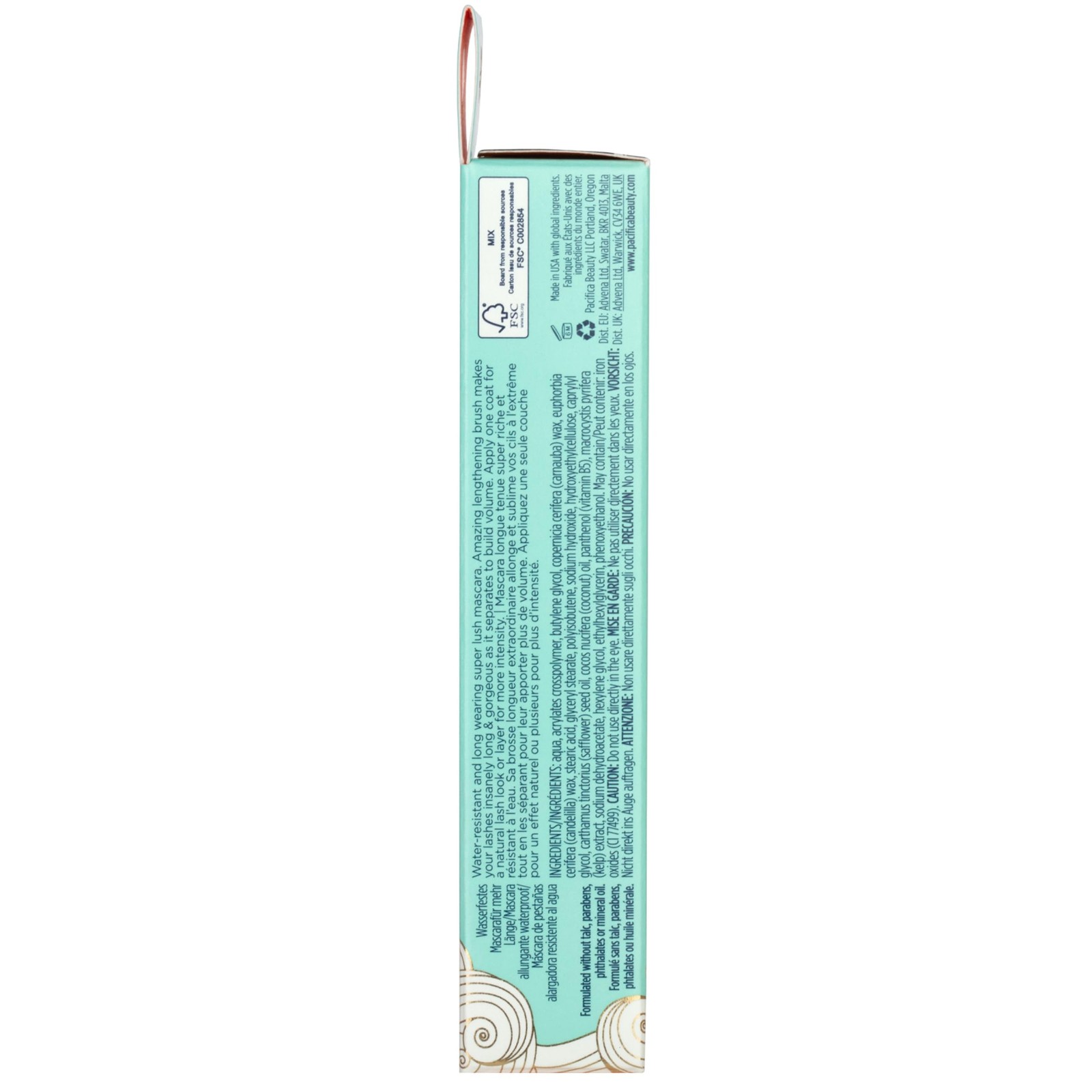 Pacifica Aquarian Gaze Mascara – Abyss 0.25 Ounce (Pack of 1), (Black)