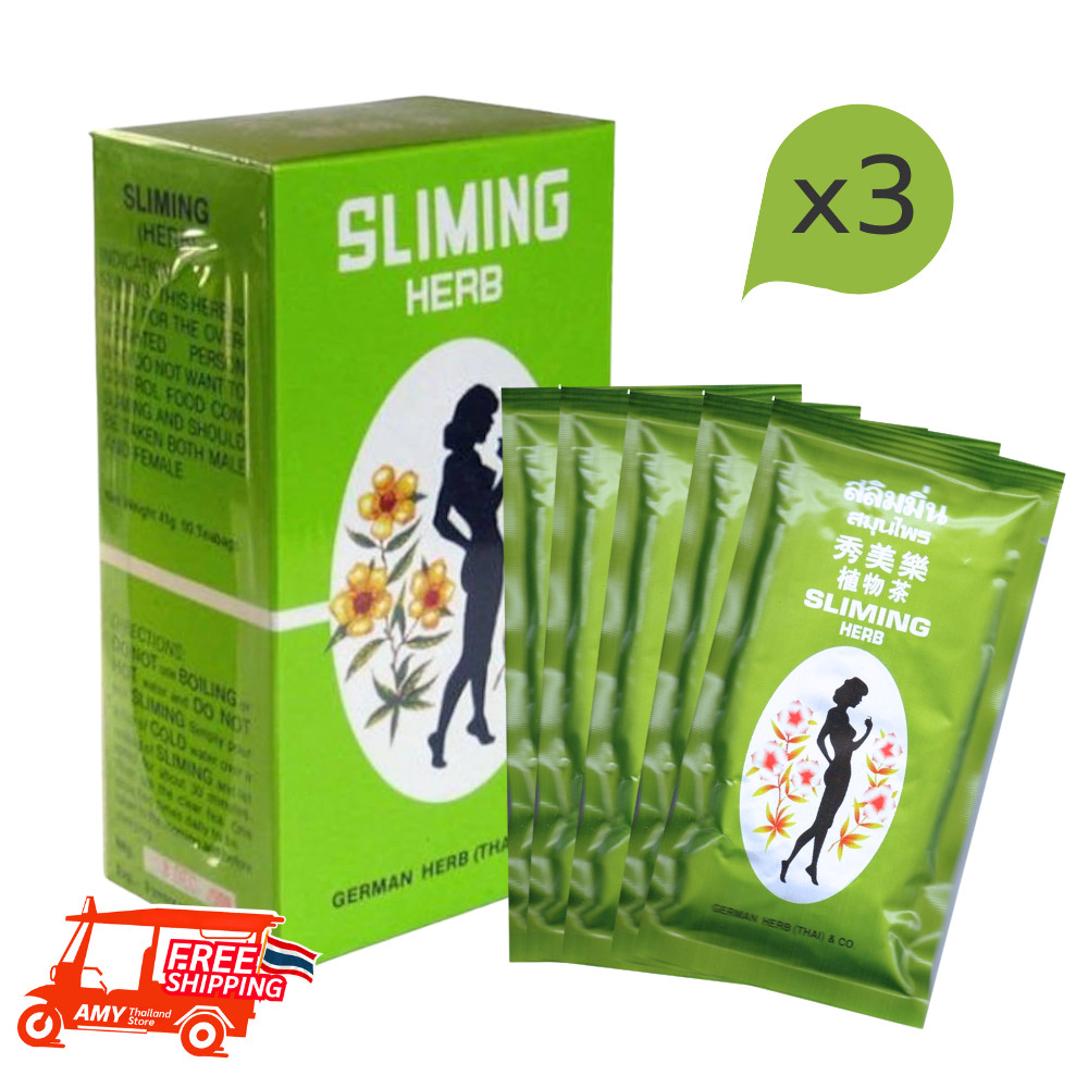 3x Sliming Herb German Tea Natural Herb Detox Slim Weight Diet 115g 150 Tea Bags