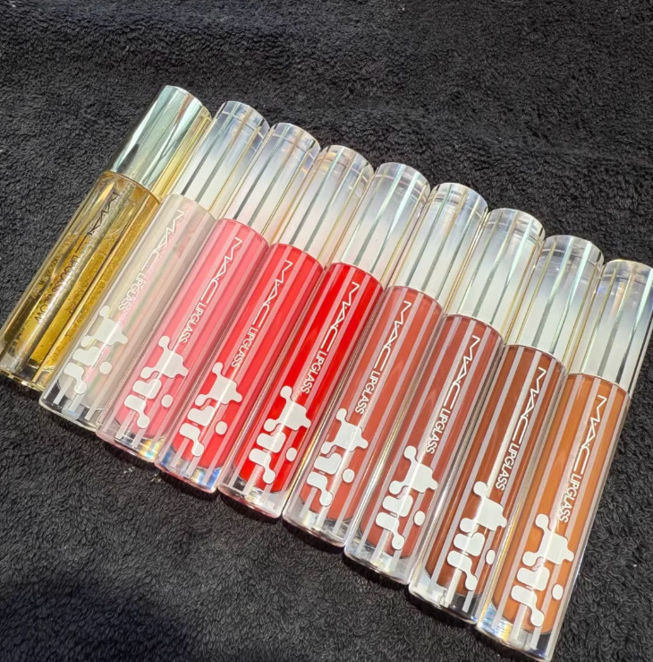 MAC Authentic Lipglass Air Non-Sticky Hydrating Lip Gloss,9 SHADES,0.17 oz/5 mL