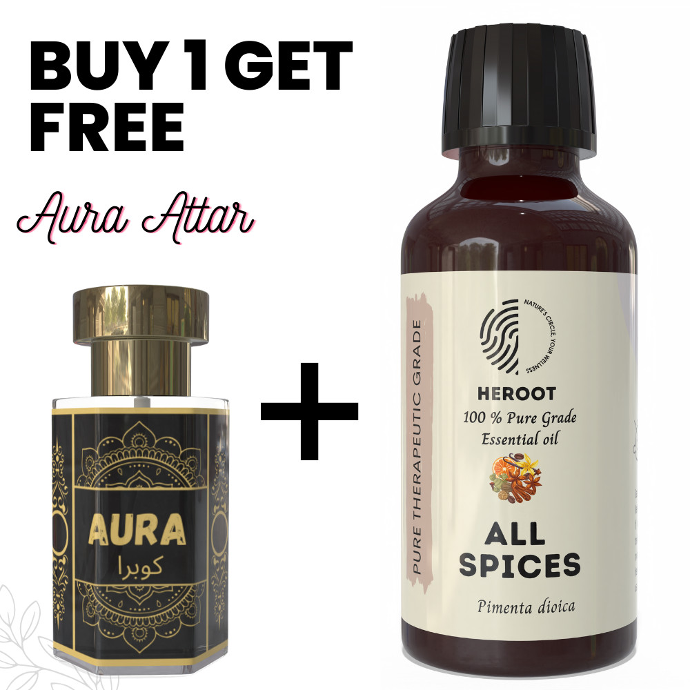 All Spices Essential Oil 10ml Aromatherapy Home Fragrance Diffuser + Free Attar