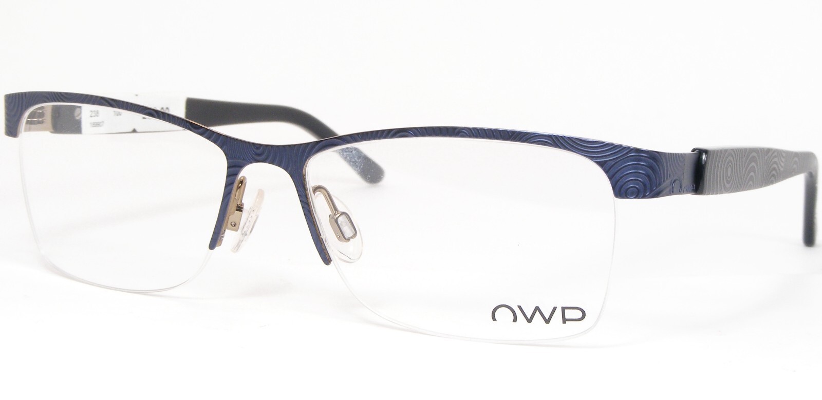 OWP Mod. 1381 100 Blue /Black UNIQUE RARE EYEGLASSES GLASSES FRAME 52-15-135mm