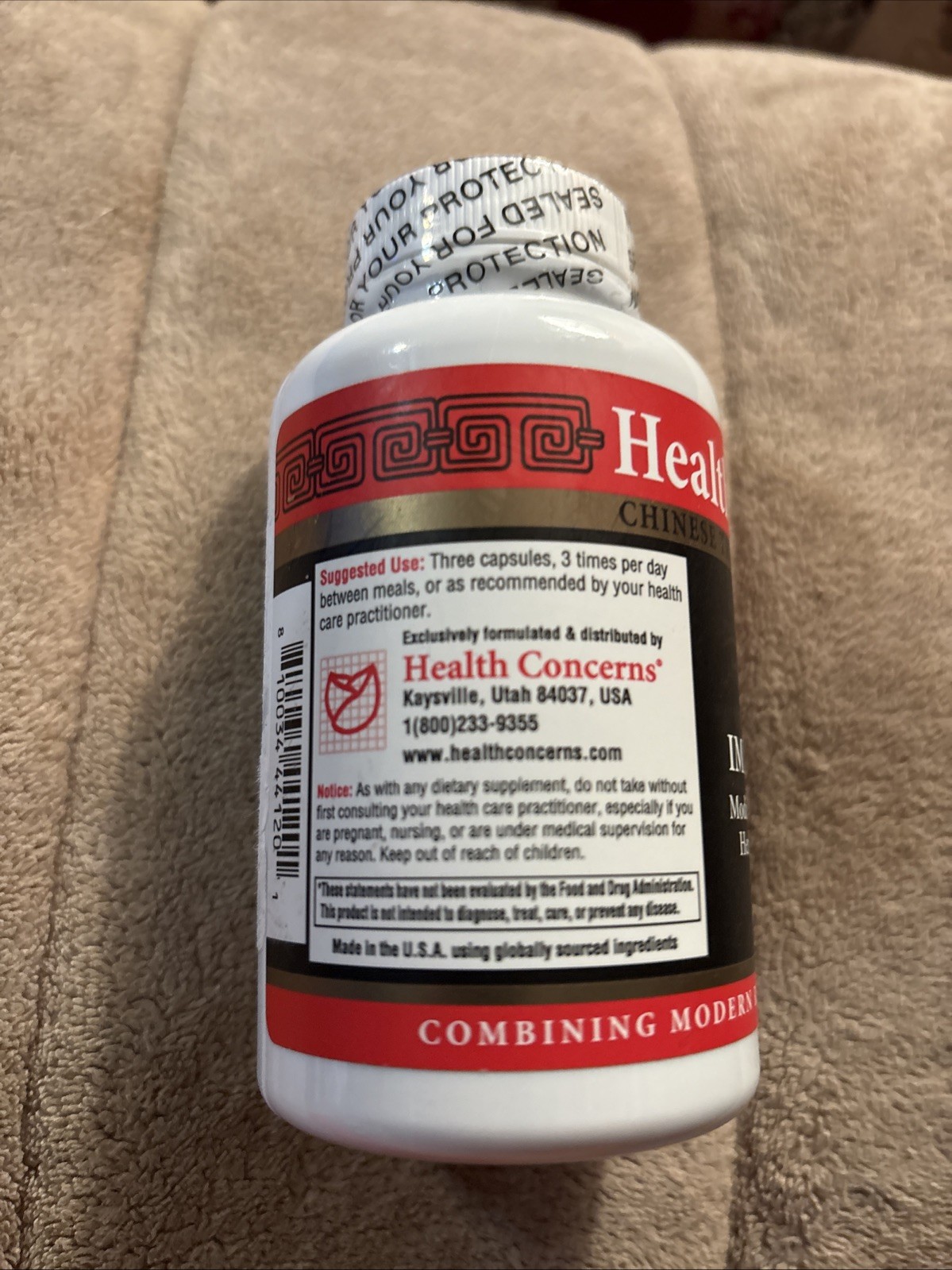 Health Concerns Three Immortals Dietary Supplement 90 Capsules – Exp 10/2028